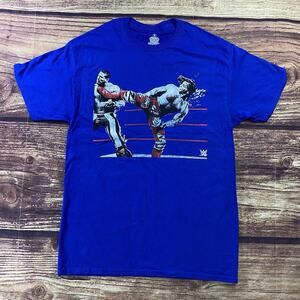 WWE Legend Shawn Michaels “In the Ring” Graphic Kicking T-Shirt Size M Wrestling